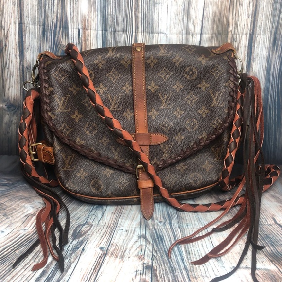 Authentic fringe Louis Vuitton saumur 30 - Picture 5 of 10